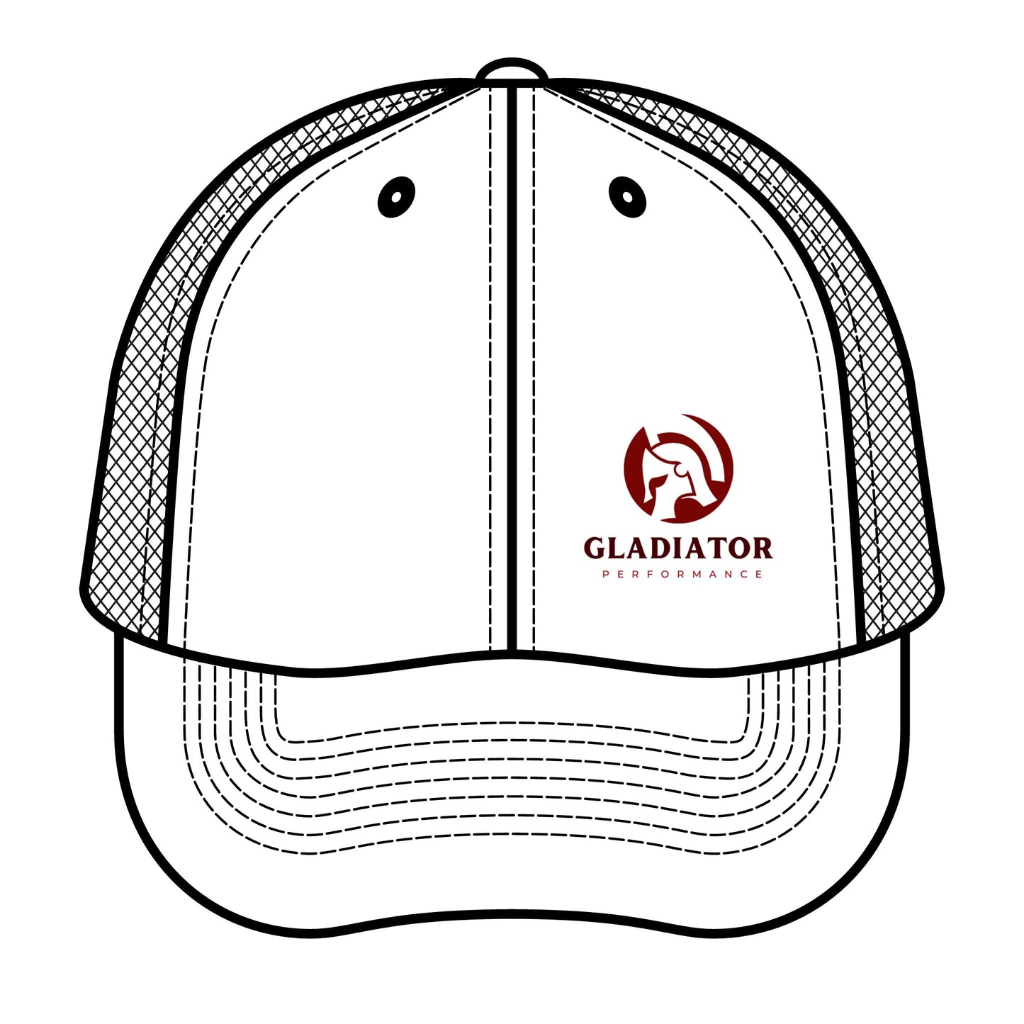 Gladiator Performance Retro School of Self Trucker Hat