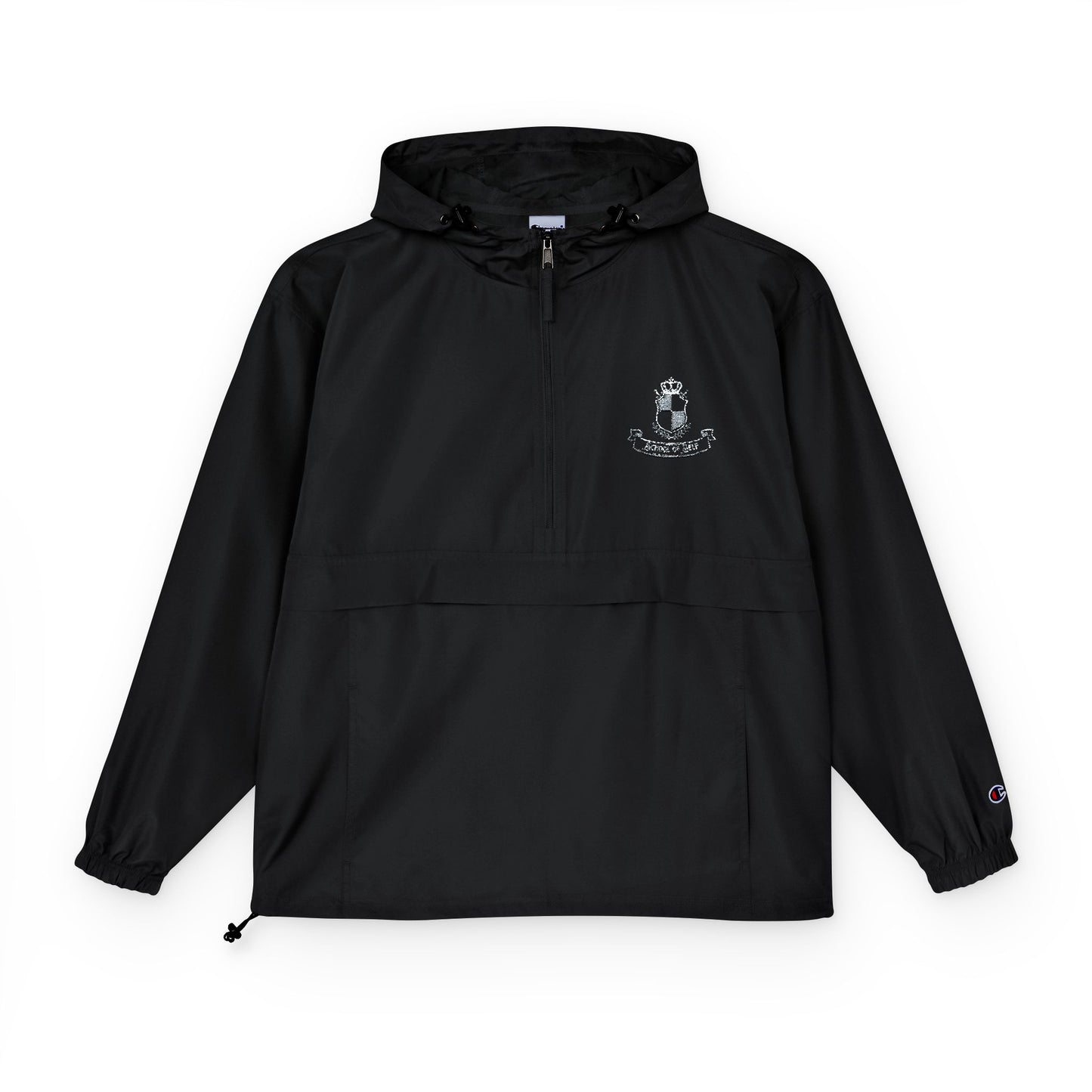 School of Self Windbreaker Unisex Packable Anorak Jacket, Lightweight Rain Jacket, Outdoor Jacket