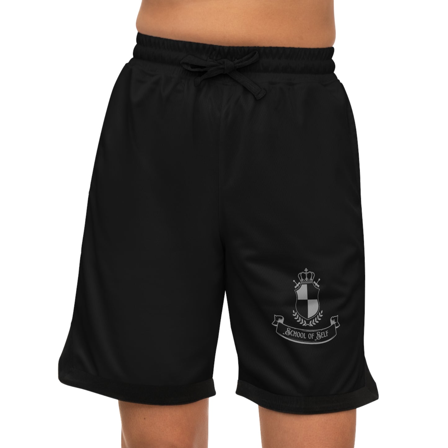 School of Self Basketball Rib Shorts (AOP)