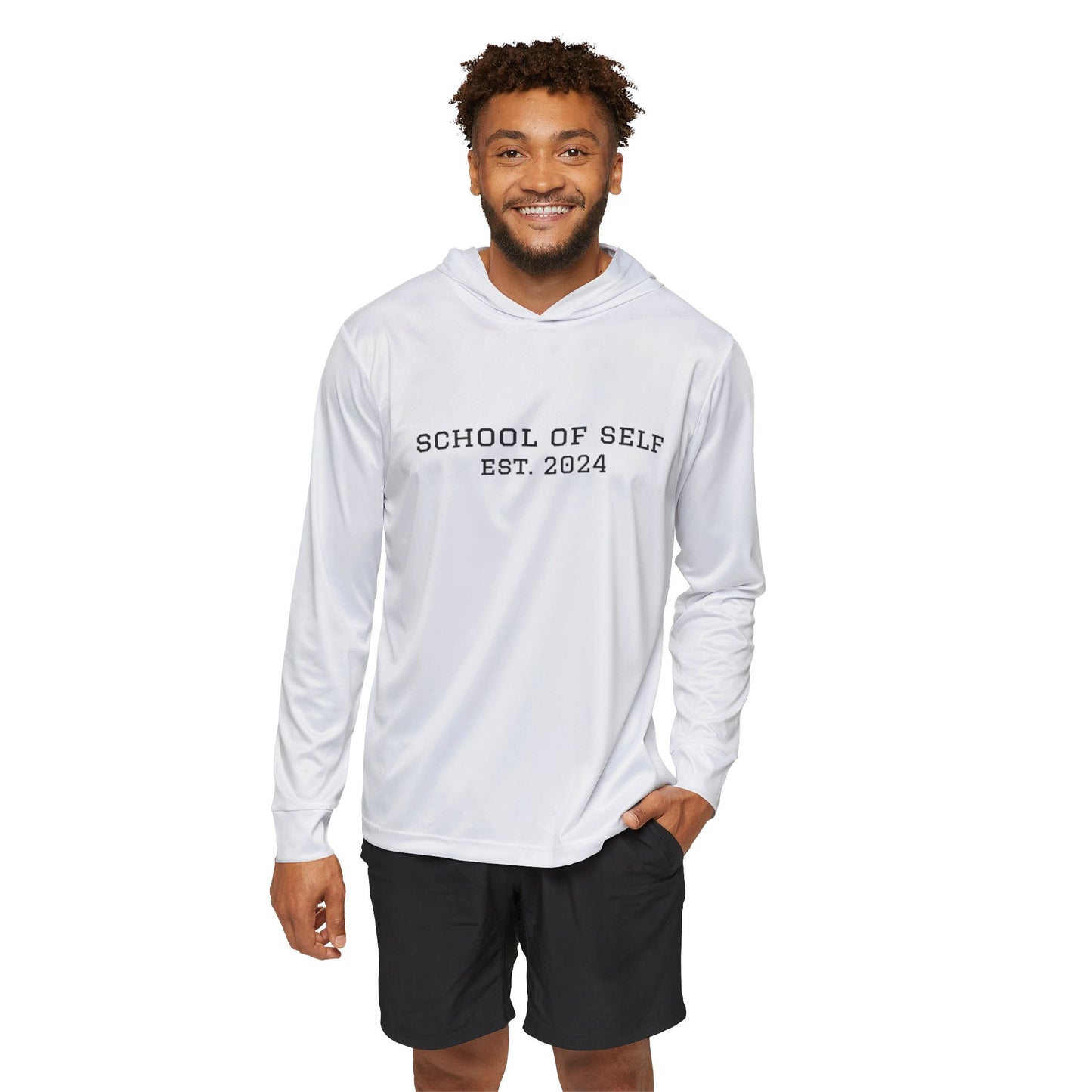 Men's Sports Warmup Hoodie - School of Self EST. 2024