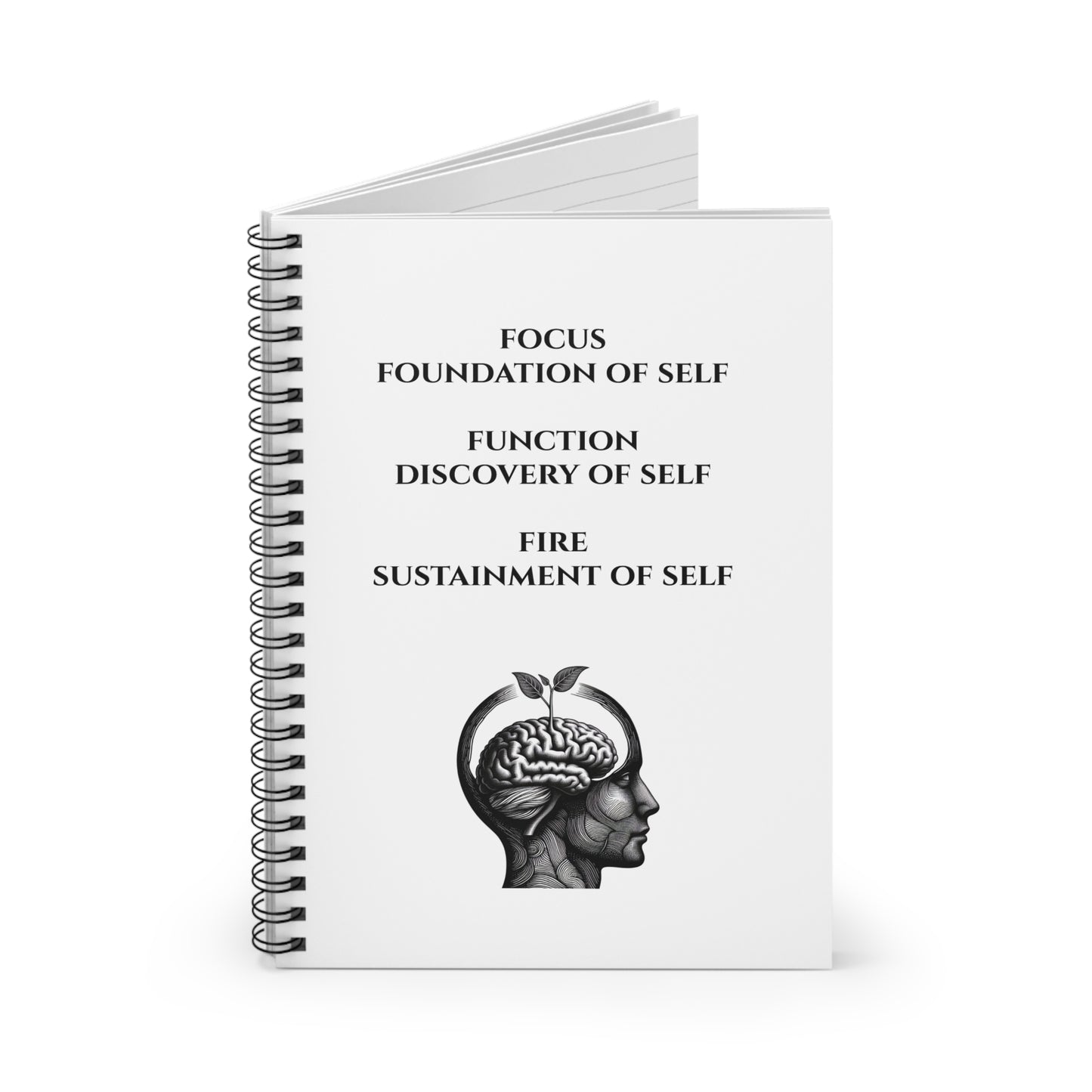 School of Self 3F's Spiral Notebook - Ruled Line